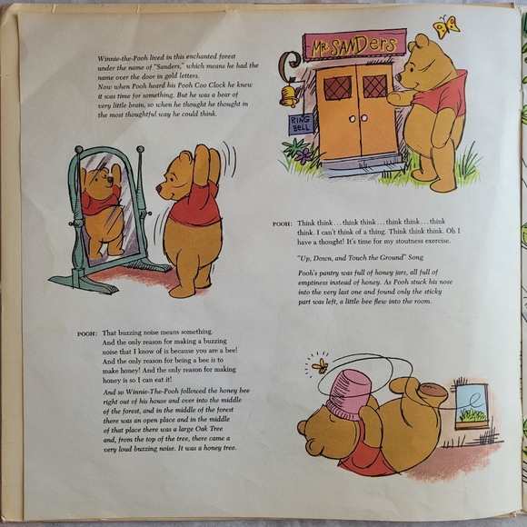 Classic VTG Winnie the Pooh LP and Book - Picture 6 of 10